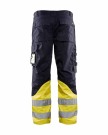 Inherent Multinorm trousers class 1 Marineblå/Gul thumbnail