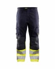 Inherent Multinorm trousers class 1 Marineblå/Gul thumbnail