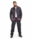 Jakke Denim håndverk Marineblå/Svart thumbnail