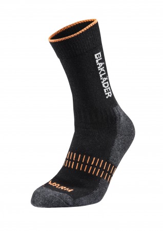 Sokk WARM Black / NEON Orange