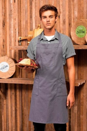 CHINO BIB APRON