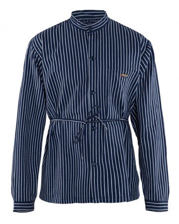 Tømmermannsbluse Marineblå/Hvit