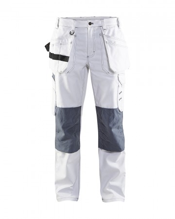Painter  Women´s Trouser Hvit/Grå