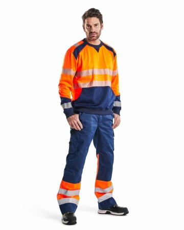 Hivis two col sweatshirt