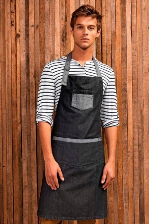 DOMAIN CONTRAST BIB APRON