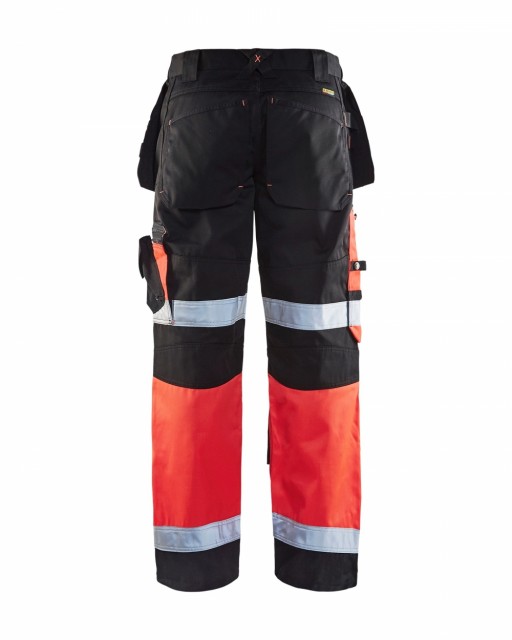 Sort/Highvis Rød