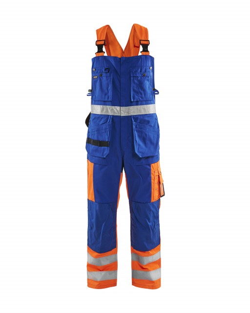 Orange/Kornblå