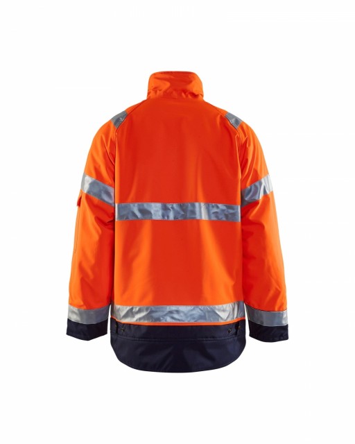 Orange/Marineblå