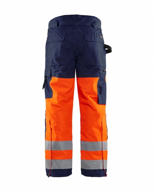 Orange/Marineblå